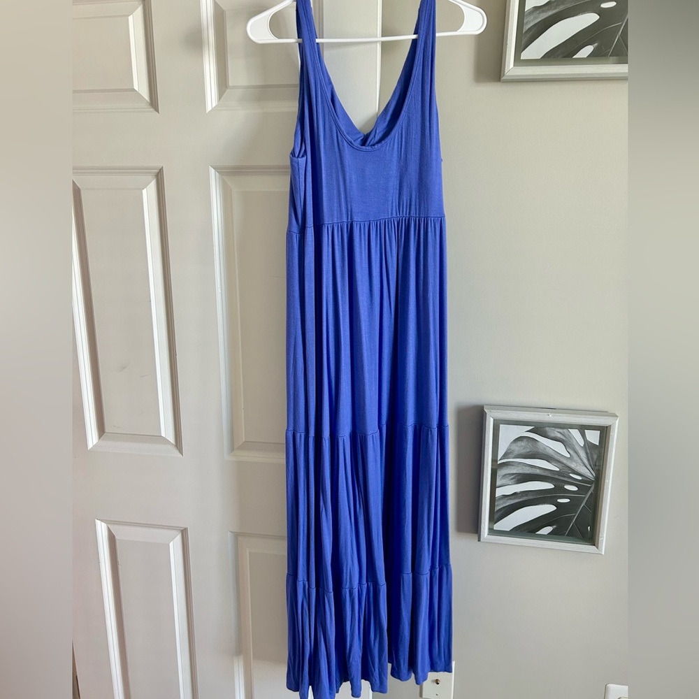 Soma Cobalt Blue Sleeveless Maxi Dress - Picture 3 of 5